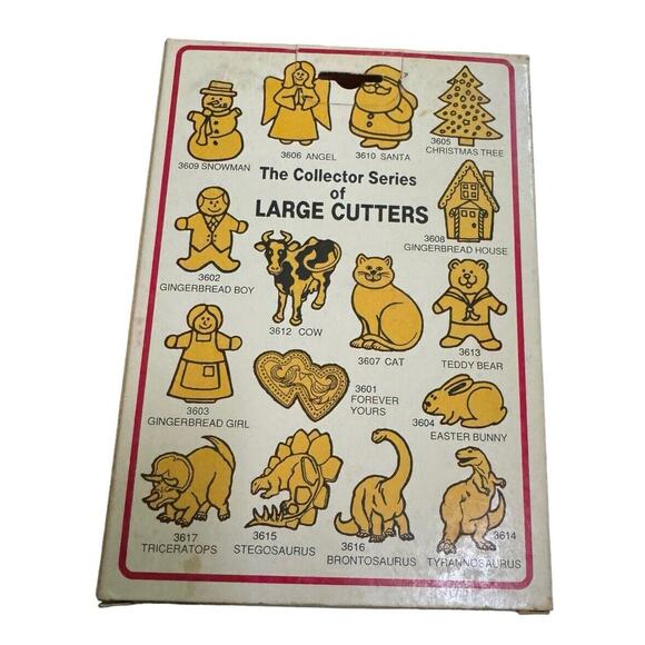 Santa Cookie Cutter 7.5" Fox Run Craftsman USA #3610 Original Box 1987 VTG Read - Picture 4 of 8